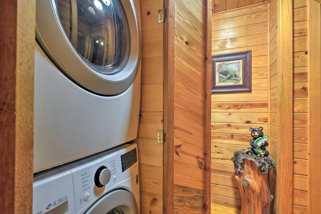 Hochatown Hideaway With Hot Tub, Grill And Fire Pit! Villa Stephens Gap Luaran gambar